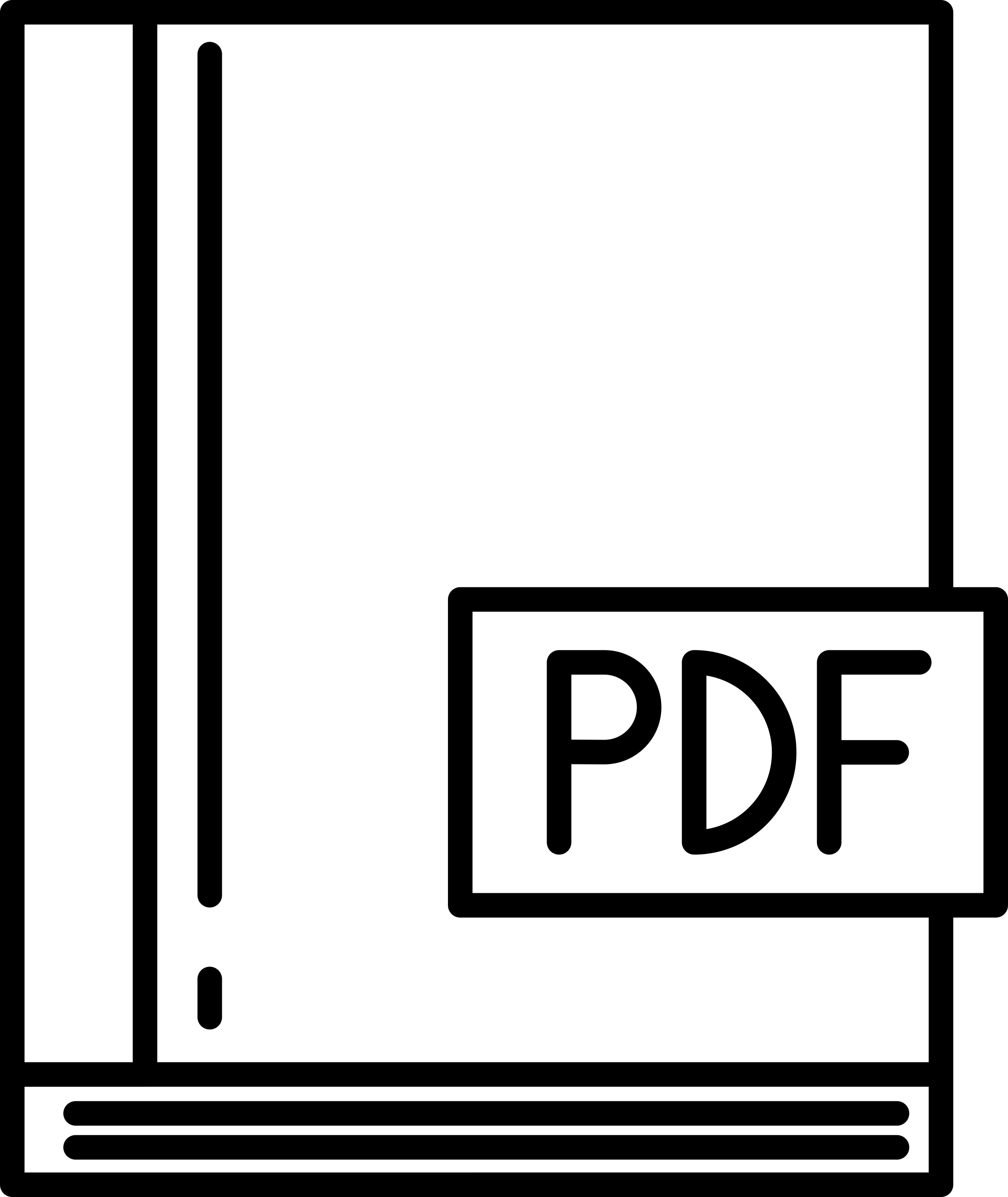 Pdf Book Simple Line Art Svg Vector Free Vectors
